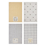 Embroidered Bee Tea Towels-Lange General Store