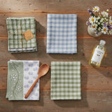 Emmaline 3 Dishtowels and 1 Dishcloth Set-Lange General Store