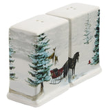 Evergreen Sleigh Salt & Pepper Set-Lange General Store