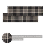 Exton Black Table Runner-Lange General Store