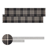 Exton Black Table Runner-Lange General Store