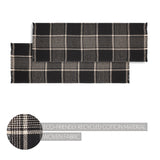 Exton Black Table Runner-Lange General Store