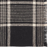 Exton Black Table Runner-Lange General Store