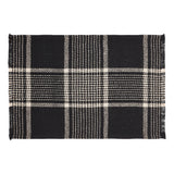 Exton Black Tan Plaid Placemat Set of 2-Lange General Store