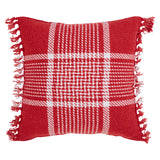 Exton Red Plaid Pillows-Lange General Store