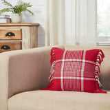 Exton Red Plaid Pillows - Lange General Store