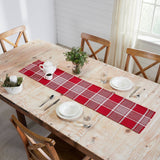 Exton Red Table Runner-Lange General Store