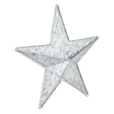 Faceted Metal Star Galvanized Wall Hanging w/Pocket-Lange General Store