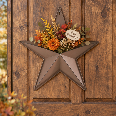 Faceted Metal Star fall lifestyle image