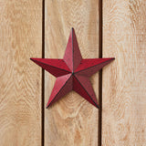 Faceted Metal Wall Star Red - Multiple Sizes - Lange General Store