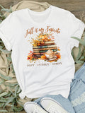 Fall Is My Favorite Cozy Cuddly T-Shirt-Lange General Store