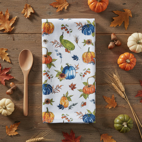Fall Sweet Fall Gourd Toss Terry Towel
