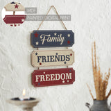 Family Friends Freedom Wall Hanging-Lange General Store