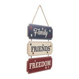 Family Friends Freedom Wall Hanging-Lange General Store