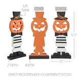 Fancy Wooden Jack-O-Lantern-Lange General Store