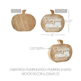 Farm Fresh Pumpkin Patch Wood Decor-Lange General Store