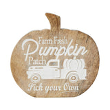 Farm Fresh Pumpkin Patch Wood Decor-Lange General Store