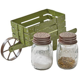Farmer Tate's Wheelbarrow Salt & Pepper Shakers Set