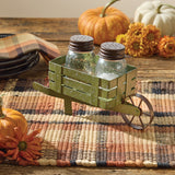 Farmer Tate's Wheelbarrow Salt & Pepper Shakers Set