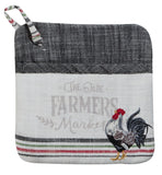 Farmers Market Embroidered Pot Holder-Lange General Store