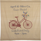 Farmer's Market Flower Market Shower Curtain-Lange General Store