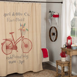 Farmer's Market Flower Market Shower Curtain-Lange General Store