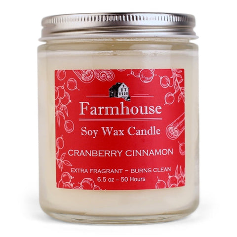 Farmhouse Candle - Cranberry Cinnamon-Lange General Store