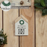 Farmhouse Christmas Wreath Hanging Ornament-Lange General Store