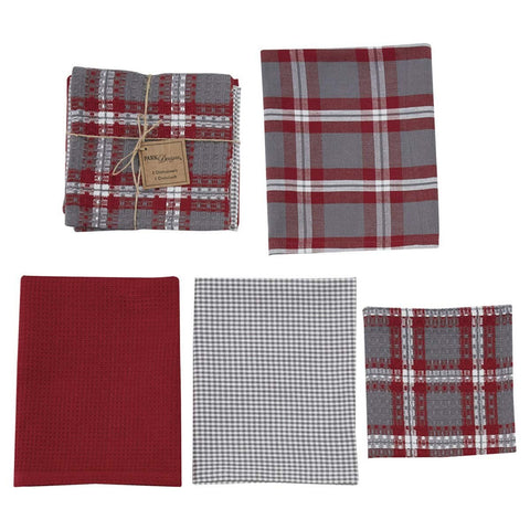 Farmhouse Holiday Dish Towel and Cloth Set-Lange General Store