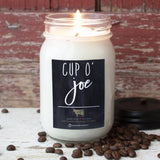 Farmhouse Mason Jar Candle - Cup O' Joe-Lange General Store