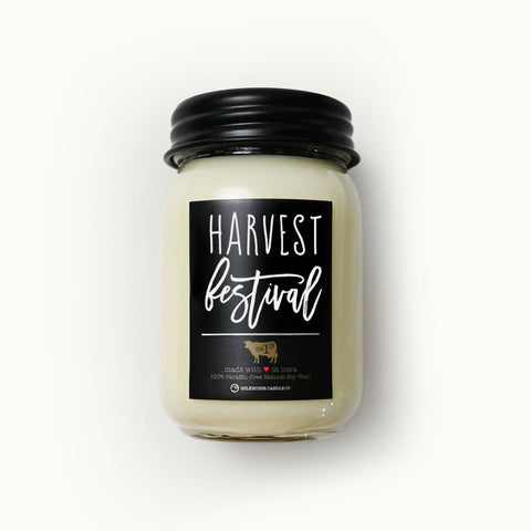 Farmhouse Mason Jar Candle - Harvest Festival-Lange General Store