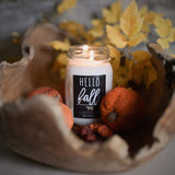 Farmhouse Mason Jar Candle - Hello Fall-Lange General Store