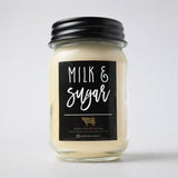 Farmhouse Mason Jar Candle - Milk & Sugar-Lange General Store
