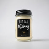 Farmhouse Mason Jar Candle - Sunday Morning-Lange General Store