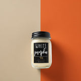 Farmhouse Mason Jar Candle - White Pumpkin-Lange General Store