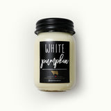 Farmhouse Mason Jar Candle - White Pumpkin-Lange General Store