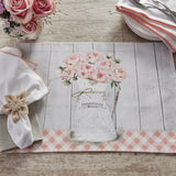 Farmhouse Peonies Napkins-Lange General Store