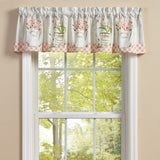 Farmhouse Peonies Valance-Lange General Store