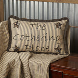 Farmhouse Star Gathering Place Pillow-Lange General Store