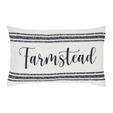 Farmstead Black Applique Pillow-Lange General Store