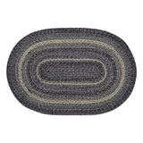 Farmstead Black Braided Rug - Oval 24x36-Lange General Store