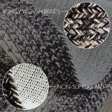 Farmstead Black Collection Braided Rugs - Oval-Lange General Store