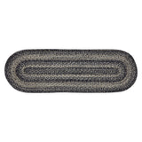 Farmstead Black Braided Table Runner-Lange General Store