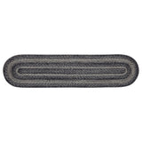 Farmstead Black Braided Table Runner-Lange General Store