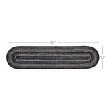 Farmstead Black Braided Table Runner-Lange General Store