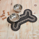 Farmstead Black Dog Bone Braided Rug - Lange General Store