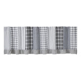 Farmstead Black Patchwork Valance-Lange General Store