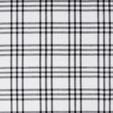 Farmstead Black Plaid Door Panel Curtain-Lange General Store