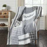 Farmstead Black Stenciled Throw-Lange General Store