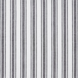 Farmstead Black Ticking Stripe Door Panel Curtain-Lange General Store